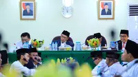 Amirul Hajja menggelar rapat persiapan puncak haji. (Liputan6.com/Taufiqurrohman)