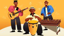 Ilustrasi musik tradisional. (Image by Freepik)