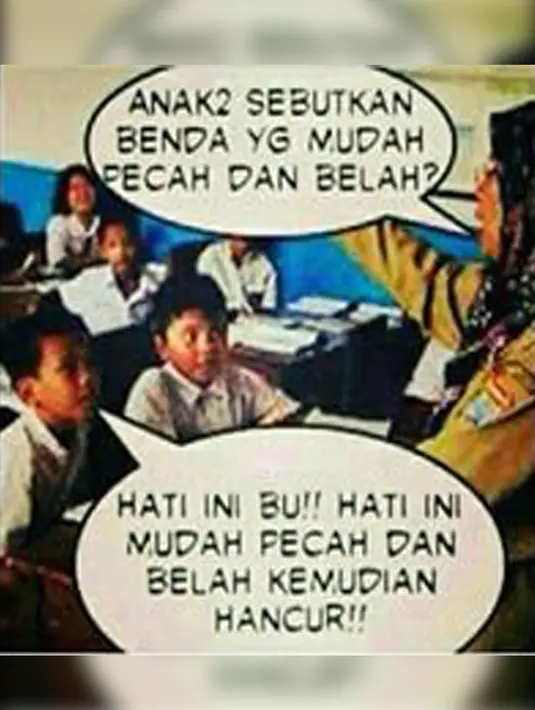 Apa benda yang mudah pecah? (Istimewa)