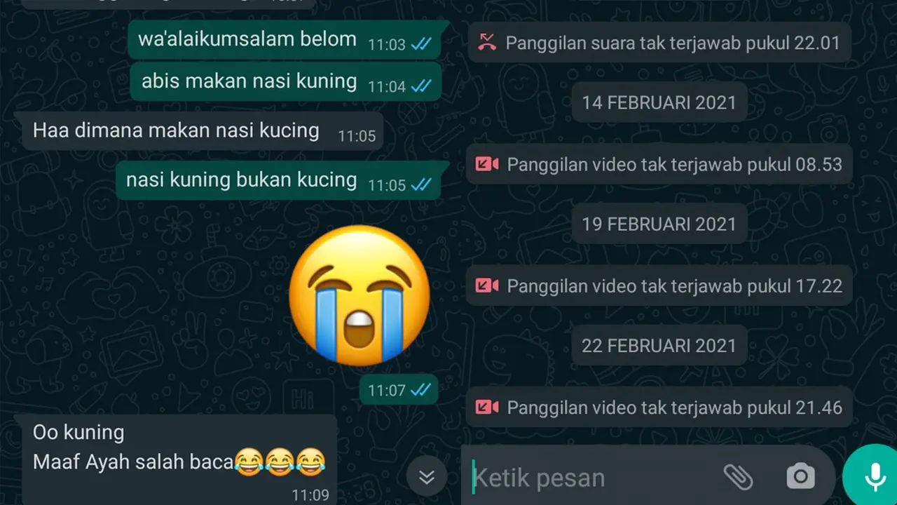 Enggak Selalu Kaku, 10 Chat Lucu Bapak dan Anak Ini Bikin Kangen