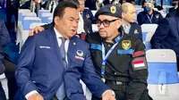 Wakil Ketua Komisi III DPR Ahmad Sahroni dan Rachmat Gobel (Istimewa)