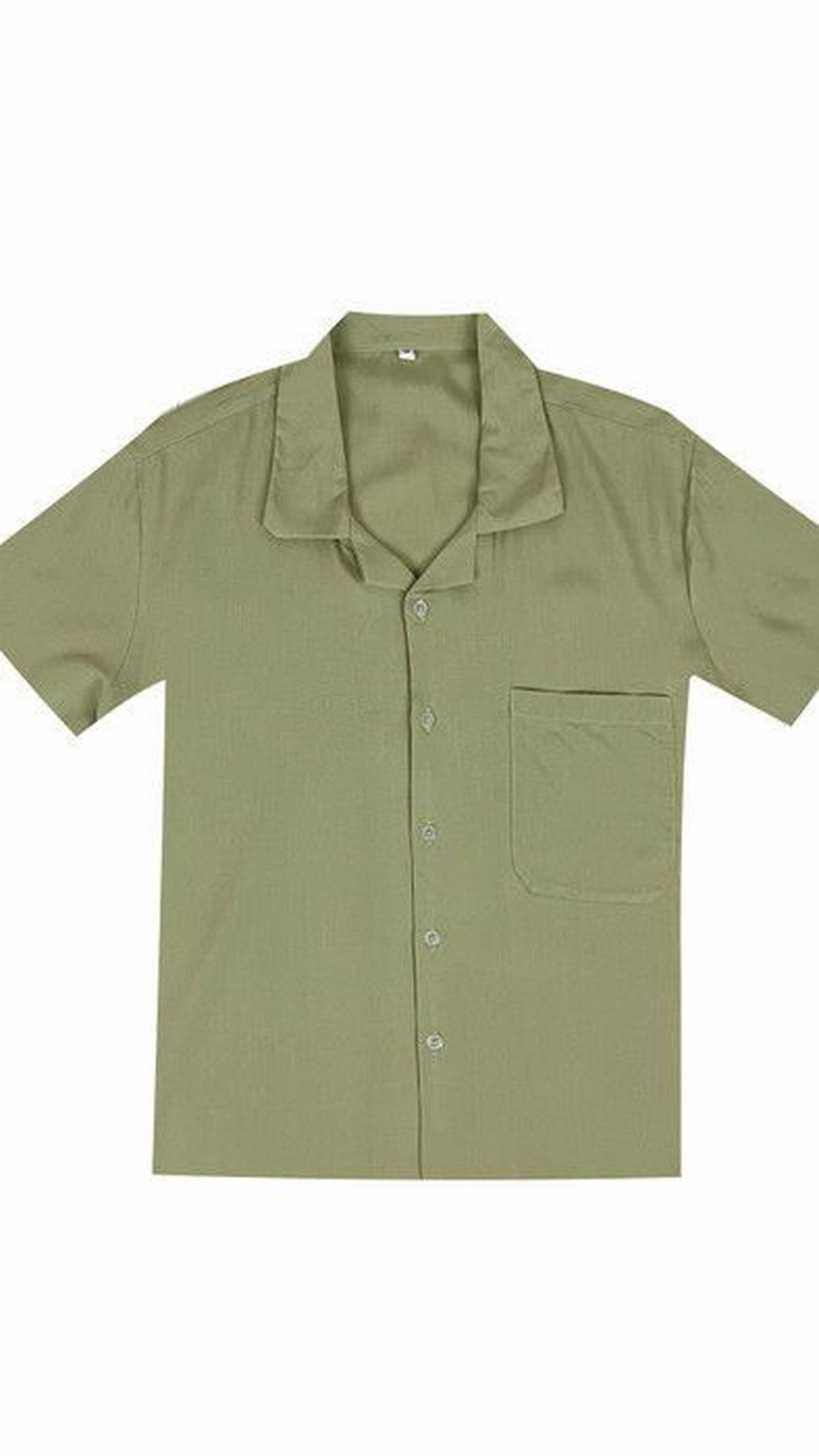 2. Kemeja Hawai Polos<br>