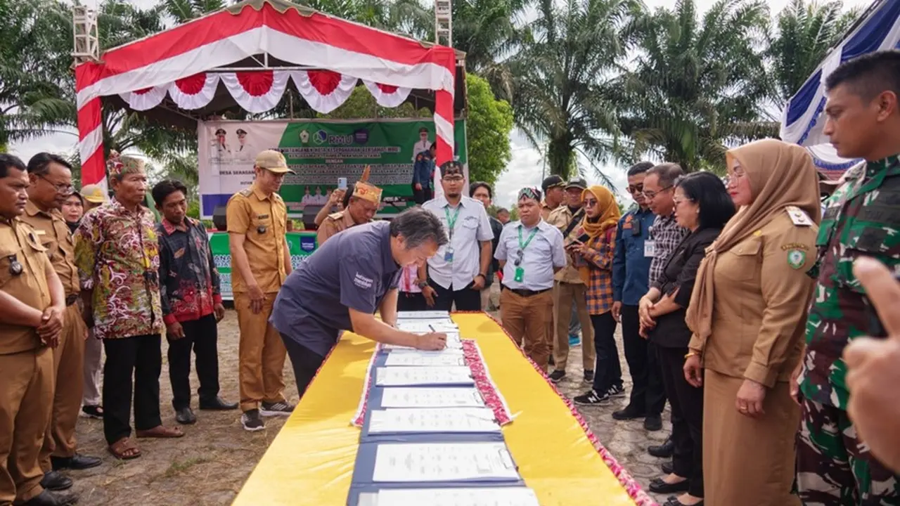 MoU antara Pemkab Kotim dengan RMU untuk pengolahan lahan hutan. (Istimewa)
