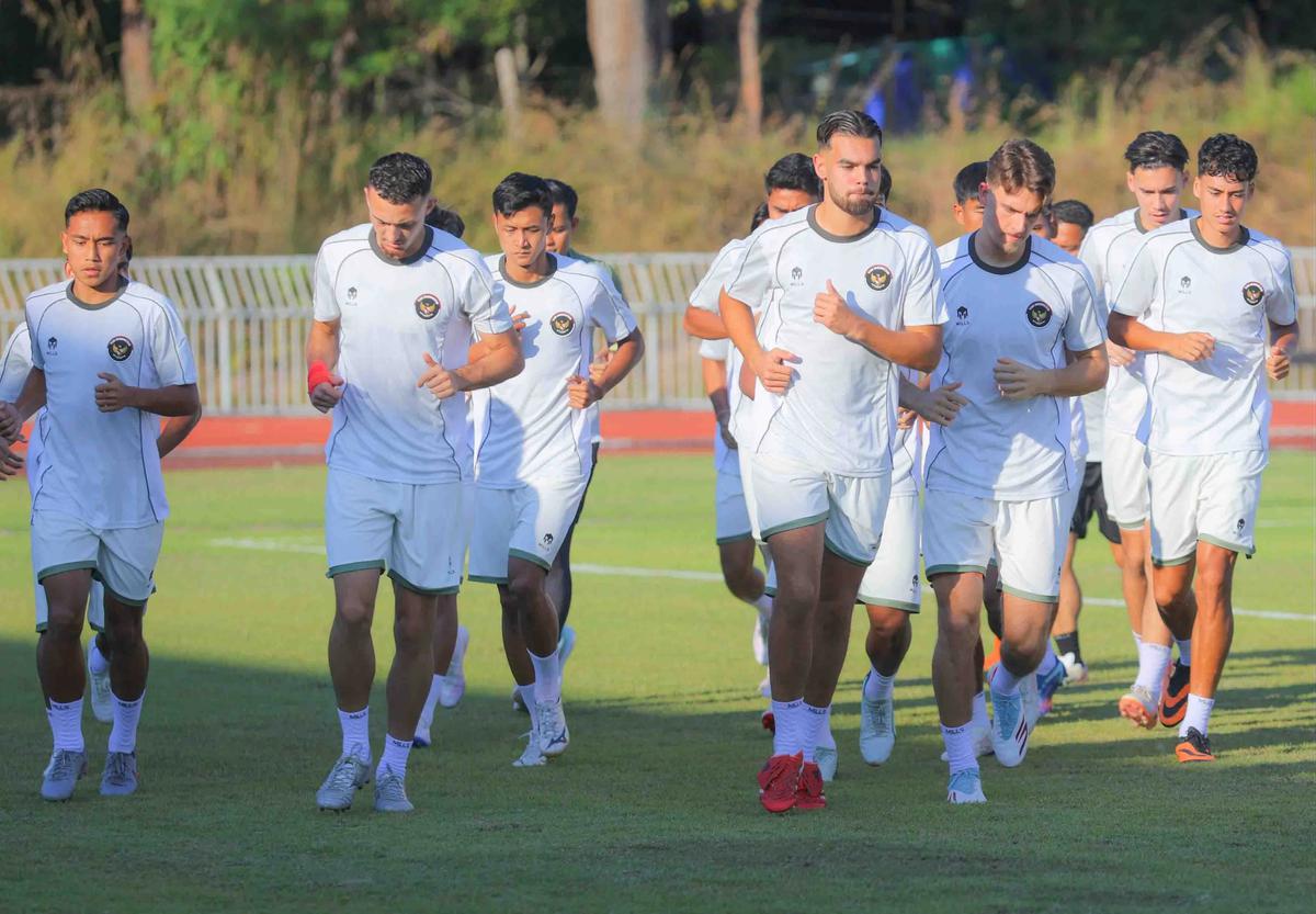 FOTO: Timnas Indonesia U-22 Matangkan Persiapan Jelang Laga Perdana SEA Games 2025