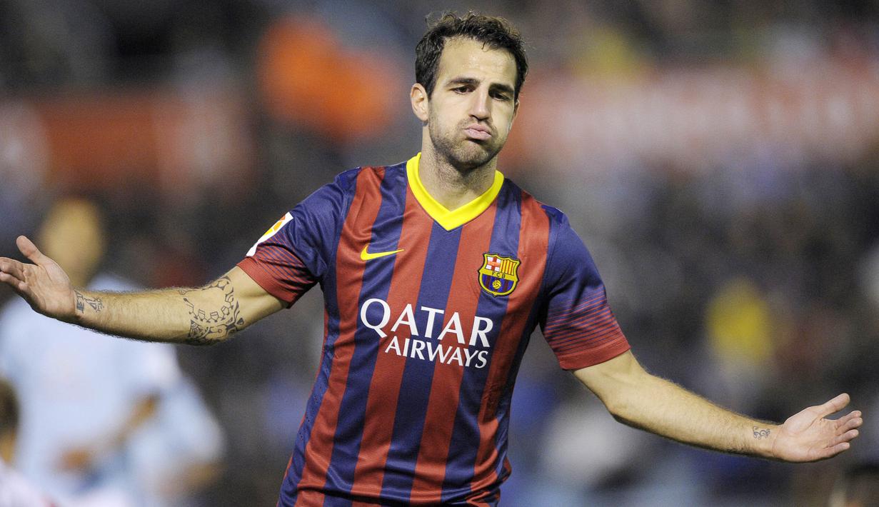 Cesc Fabregas - Jebolan La Masia ini memutuskan pindah ke Arsenal pada tahun 2003. Dia kemudian menjadi satu di antara gelandang terbaik Premier League di bawah asuhan Arsene Wenger.
Fabregas akhirnya kembali ke Barcelona pada 2011. (AFP/Miguel Riopa)