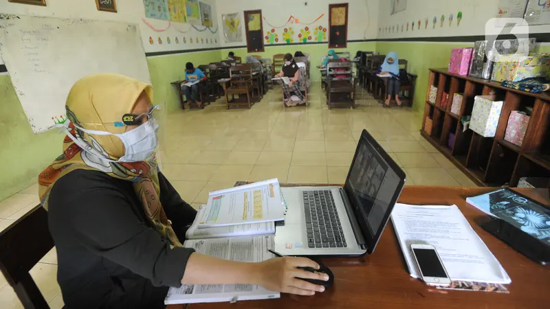 Melihat Penerapan Sekolah Tatap muka di Tangsel