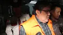 Syahrul Raja Sempurnajaya usai menjalani pemeriksaan di KPK, Jakarta, Rabu (11/3/2015).Ia diperiksa sebagai saksi kasus suap permintaan ijin operasional PT Indokliring Internasional milik PT Bursa Berjangka Jakarta (BJJ).(Liputan6.com/Helmi Afandi)