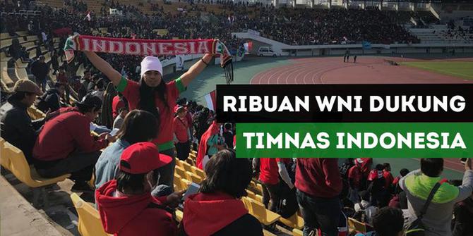 VIDEO: Ribuan WNI Dukung Timnas Indonesia U-19 di Korea Selatan