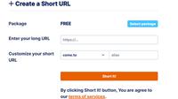 Ilustrasi situs yang bisa memperpendek tautan url.