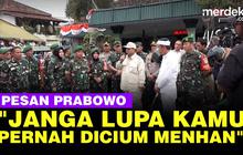 VIDEO: Menhan Prabowo Depan Babinsa TNI Bicara Pemerintahan Jokowi Disegani Dunia