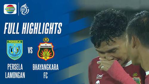 VIDEO: Melihat Empat Gol yang Tercipta di Laga Persela Lamongan Vs Bhayangakara FC pada Pekan 32 BRI Liga 1