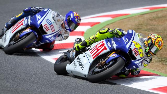Valentino Rossi dan Jorge Lorenzo