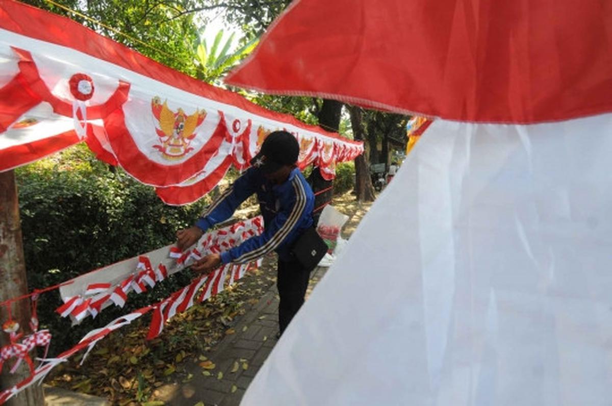 Pernak-pernik perayaan 17 Agustus mulai marak
