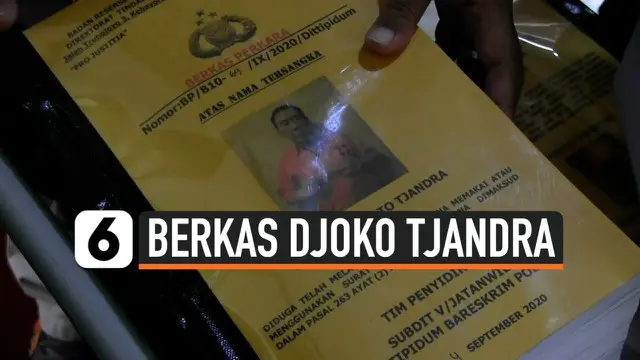 VIDEO: Polisi Serahkan Berkas Perkara Surat Jalan Djoko Tjandra