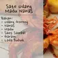 Tim Koki Pintar mengolah udang dengan madu dan nanas dan jadi makanan baru, Sate Udang Madu Nanas yang lezat dan praktis. 