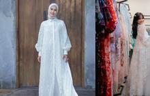 Inspirasi gamis anggun untuk Lebaran 2025 yang berasal dari pilihan para artis Indonesia.