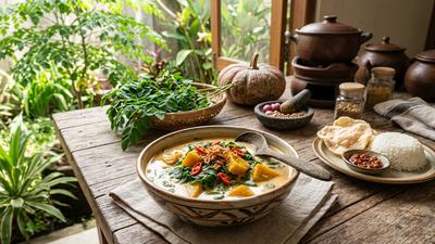 Resep Sayur Bobor Daun Kelor dengan Labu Kuning, Gurih dan Menyehatkan