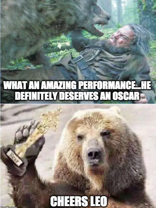 Hey Leo, akulah yang pantas mendapatkan Oscar. (Twitter/#Oscar)