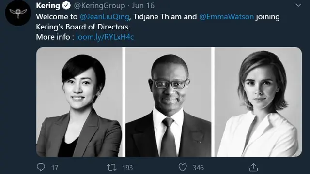 Unggahan Kering (Twitter/ KeringGroup)