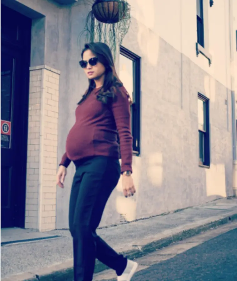 Acha Septriasa saat hamil. (Instagram/septriasaacha)