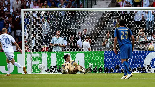 Gol Panenka Zidane di Jerman Tahun 2006