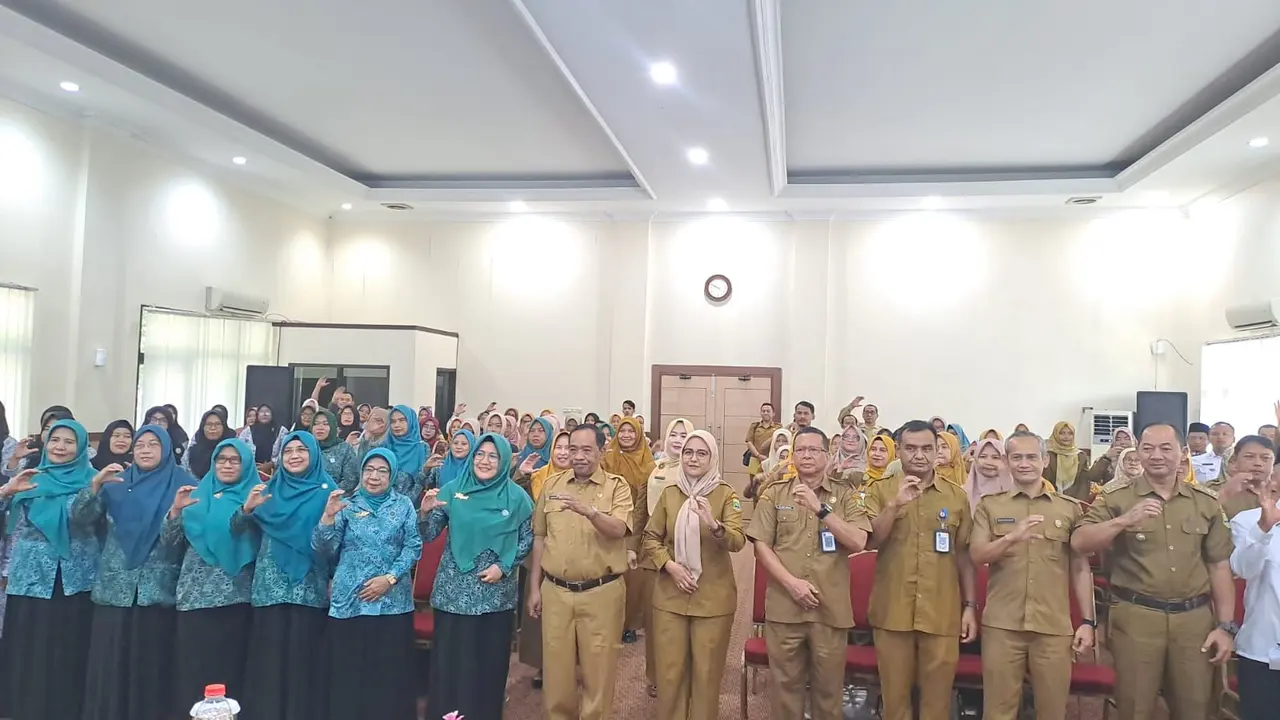 Sekda Maman Optimis Kota Cilegon Pertahankan Juara P2WKSS Tingkat Provinsi Banten. (Rabu, 16/10/2024). (Pemkot Cilegon).