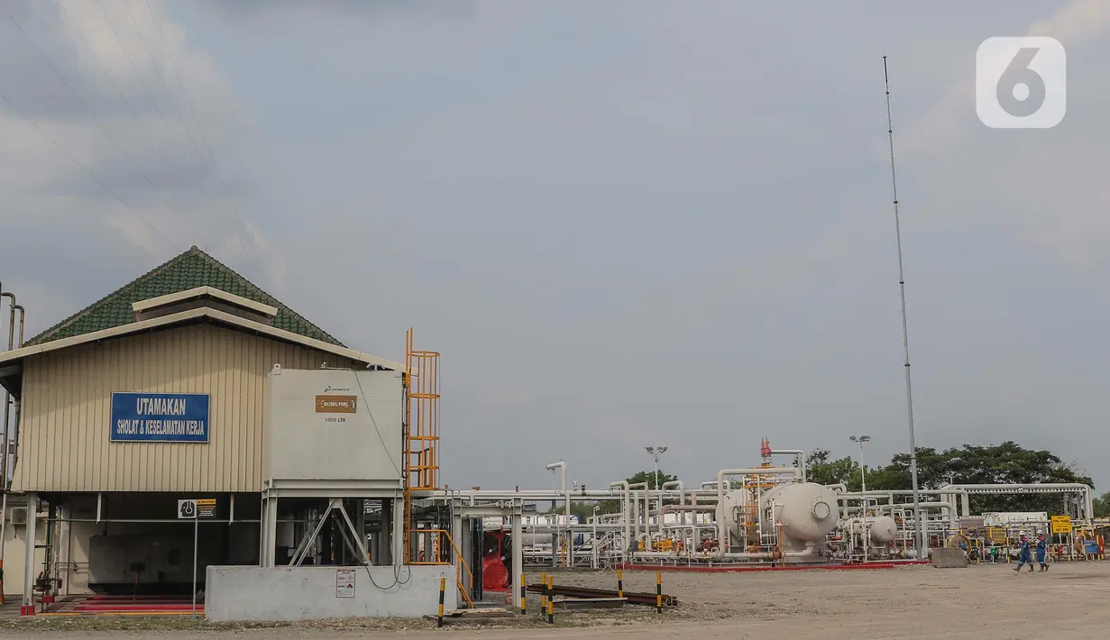 Penerapan teknologi CCUS ini diharapkan meningkatkan produksi lapangan melalui penerapan CO2 Enhanced Oil Recovery (EOR). (Liputan6.com/Angga Yuniar)