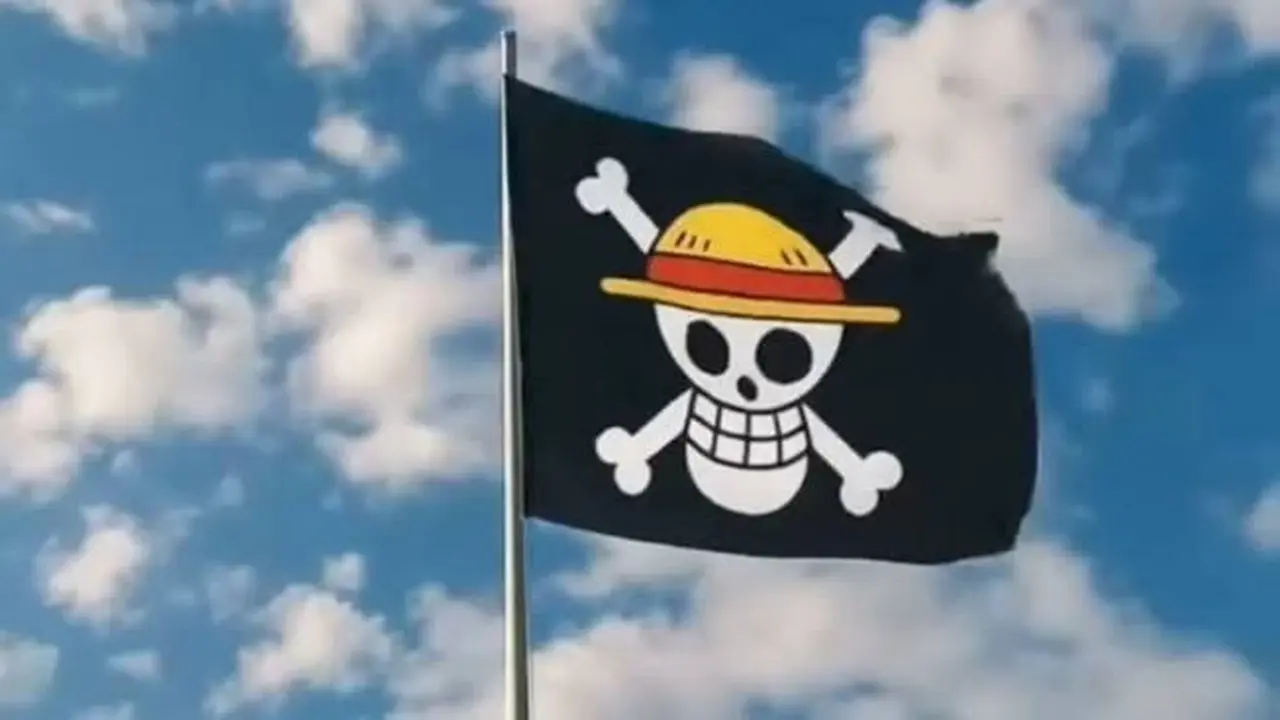 Ilustrasi bendera one piece