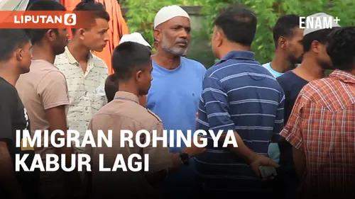 VIDEO: 7 Imigran Rohingya Kabur dari Lokasi Pengungsian Sementara di Aceh Barat