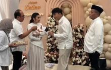 6 Potret Cantik Mahalini dan Baby Selina di Acara Akikah, Tampil Langsing dengan Gaun Putih Bak Kakak Gendong Adik