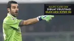 Stefano Sorrentino tampil apik di bawah mistar gawang Chievo saat dikalahkan Inter Milan 1-3