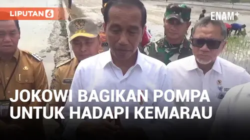 VIDEO: Antisipasi Kemarau, Jokowi Serahkan 30 Unit Pompa Air ke Petani Kotawaringin Timur