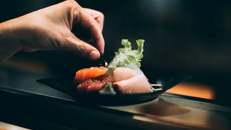 Ilustrasi Restoran Sushi