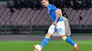 5. Arkadiusz Milik (Napoli) - 14 gol dan 1 assist (AFP/Andreas Solaro)