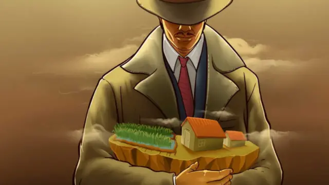 Ilustrasi mafia tanah