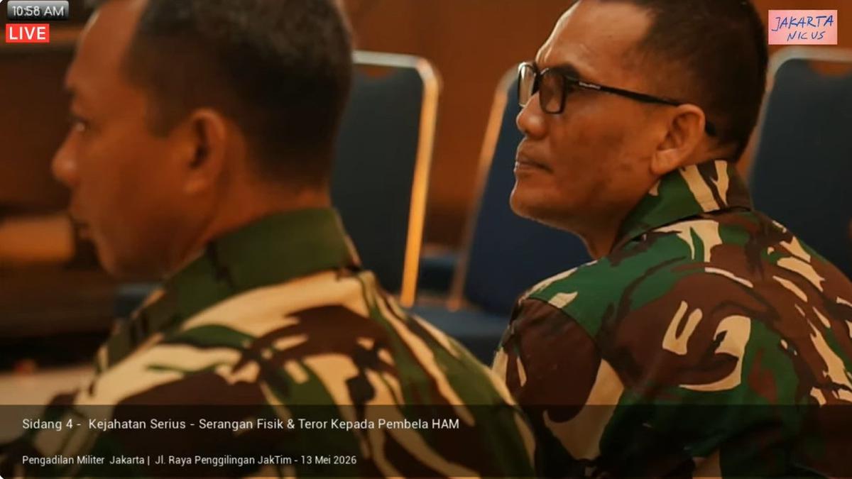 Terungkap Dalam Sidang, Detik-Detik Andrie Yunus Disiram Cairan Pembersih Karat