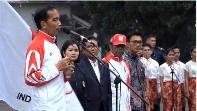 Pelepasan Kontingan Indonesia ke SEA Games 2019