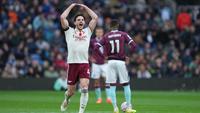 Pemain Arsenal, Declan Rice, merayakan gol dalam pertandingan Liga Inggris melawan Burnley di Turf Moor, Inggris, Sabtu, 1 November 2025. (AP Photo/Jon Super)