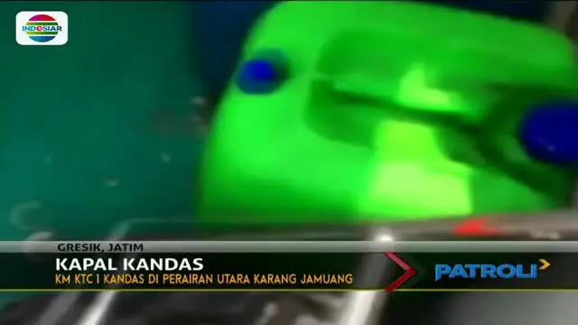Kapal Pengangkut Batu Kapur Kandas di Tanjung Perak, 16 ABK Dievakuasi 