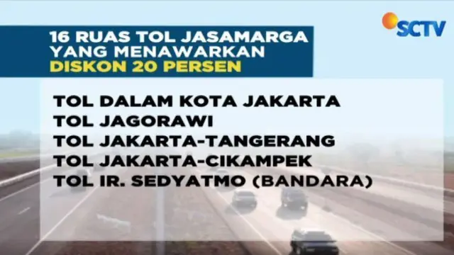 Mudik Lebaran 2017, Jasa Marga Beri Diskon 16 Ruas Tol 