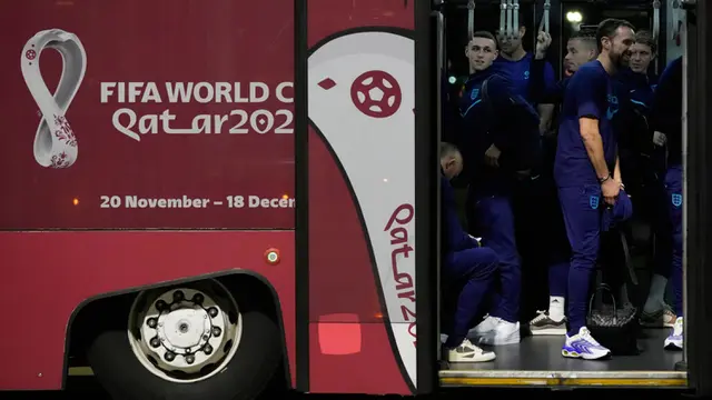 Jelang Piala Dunia 2022, Timnas Inggris Mendarat di Qatar