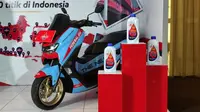 Federal Racing Matic ditujukan untuk skutik 150cc ke atas. (Septian/Liputan6.com)