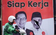FOTO: Penampakan Baliho RK-Suswono di Jakarta Timur Diduga Jadi Sasaran Perusakan
