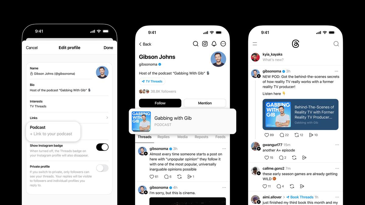 Threads Tambahkan Fitur Podcast untuk Menarik Pendengar ke Platformnya
