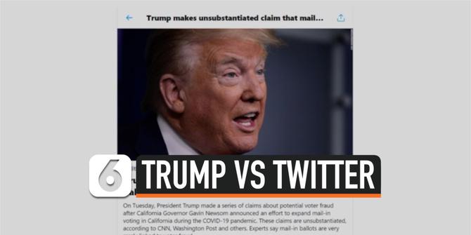 VIDEO: Trump Marah pada Twitter, Cuitannya Dianggap Klaim Palsu