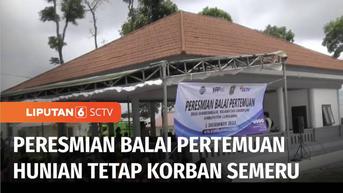 VIDEO: YPP Resmikan Balai Pertemuan Hunian Tetap Korban Semeru dan Bagikan Sembako