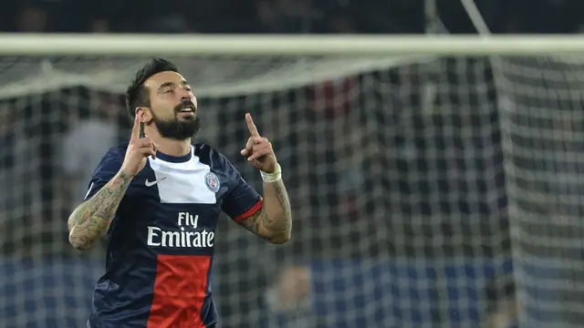 Striker PSG Ezequiel Lavezzi