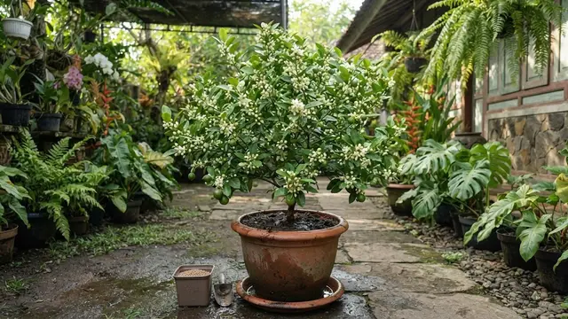 Perawatan pohon jeruk nipis dalam pot