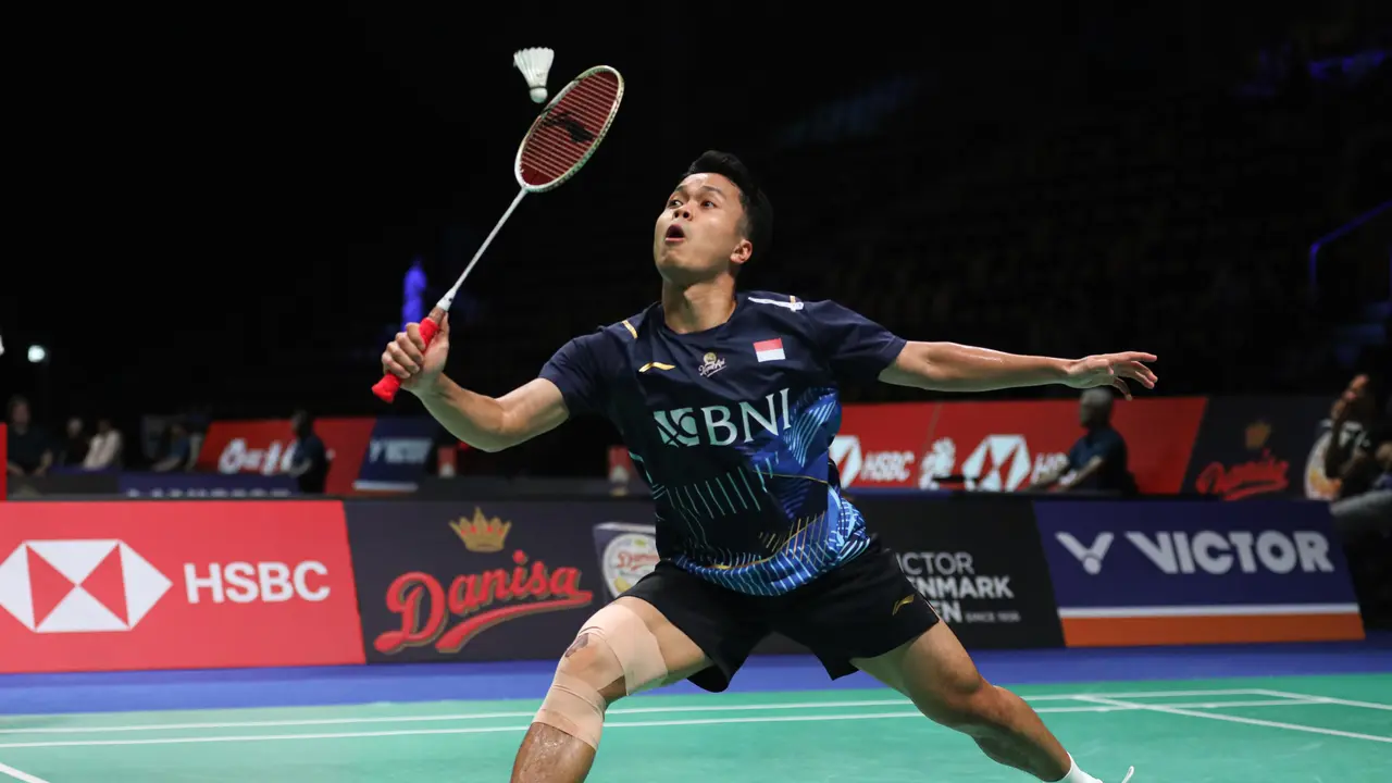Anthony Sinisuka Ginting - Denmark Open 2023 - Bulu Tangkis