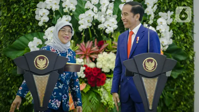 Jokowi dan Halimah Yacob